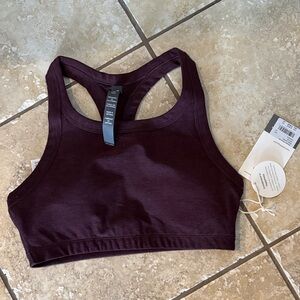 Vuori Deep Purple Racerback Sports Bra